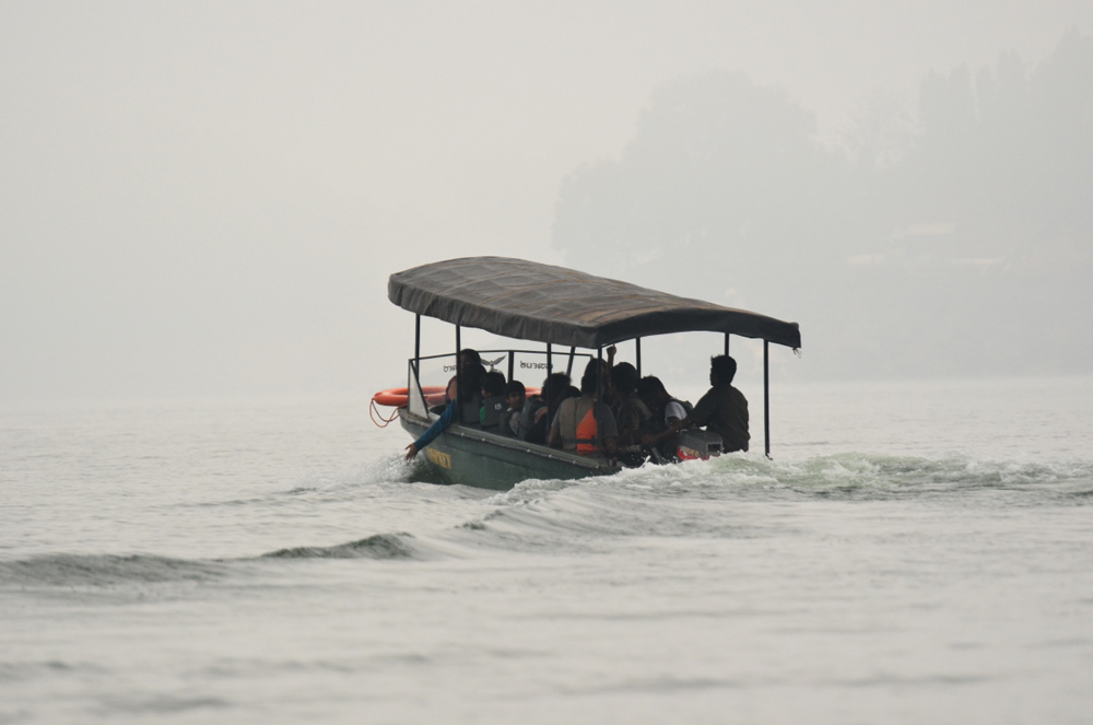 Boat Safari into Bhadra Reservoir