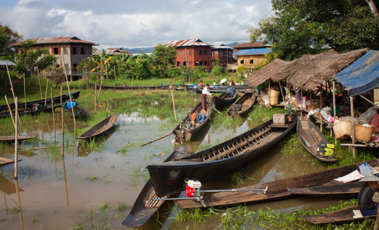 The floating markets of Inle Lake