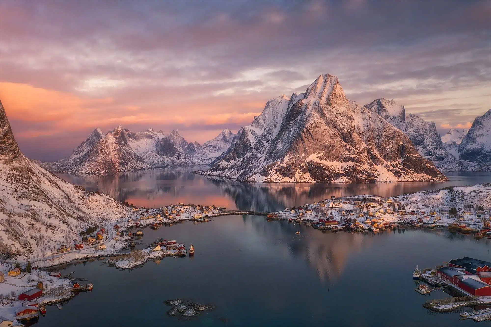 Winter Lofoten Island, Norway