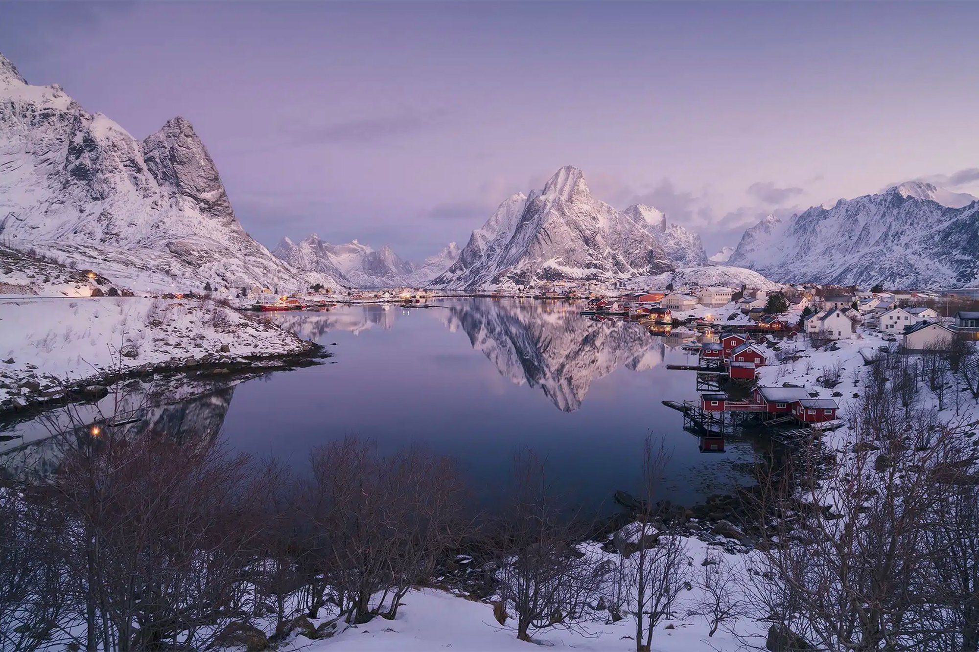 Winter Lofoten Island, Norway